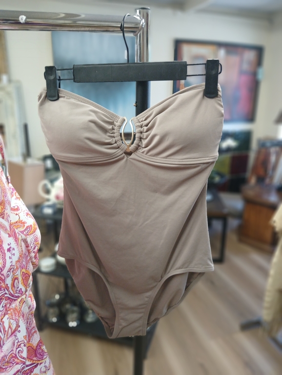 Vince Camuto Other - Vince Camuto Taupe Strapless One-Piece Swimsuit